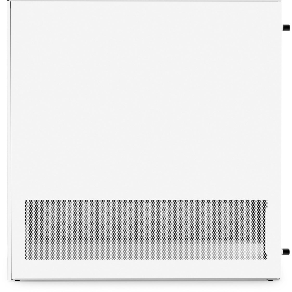 Nzxt h3 flow midi tower behuizing (wit (mat) | 1x usb-a | 1x usb-c | tempered glass)