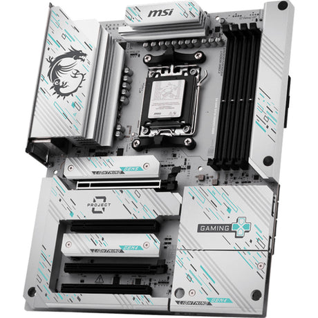 Msi b850 gaming plus wifi pz socket am5 moederbord (raid, 5g lan, wi-fi 7, bluetooth 5.4, sound, atx)