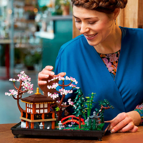 Lego icons rustgevende tuin botanisch mindfulness bouwpakket voor volwassenen - 10315