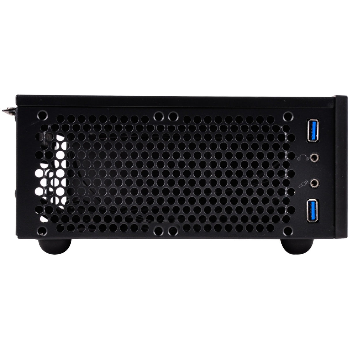 Silverstone sst-ml09b htpc behuizing (zwart | 2x usb-a)