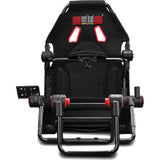 Next level racing f-gt lite foldable racing simulator (zwart rood)
