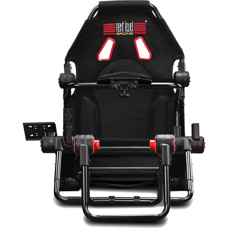 Next level racing f-gt lite foldable racing simulator (zwart rood)