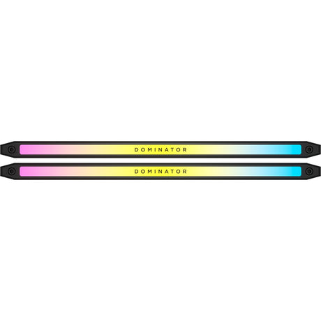 Corsair dominator titanium rgb 64 gb ddr5-6400 (2x 32 gb) werkgeheugen (zwart, cmp64gx5m2b6400c32, xmp 3.0)
