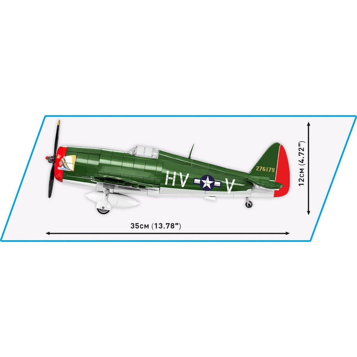 Cobi historical collection - p-47 thunderbolt constructiespeelgoed (schaal 1:32)