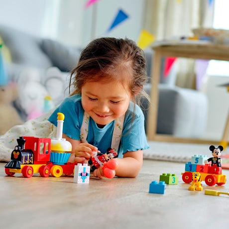 Lego duplo | disney mickey %26 minnie verjaardagstrein, bouwbaar speelgoed voor peuters 10941