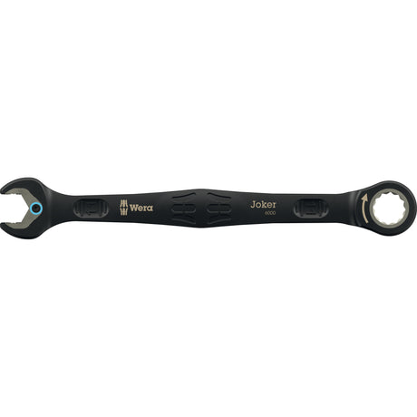Wera 6000 joker black edition 11 set 1 steek-ringratelsleutelset, 11‑delig moersleutel (zwart)