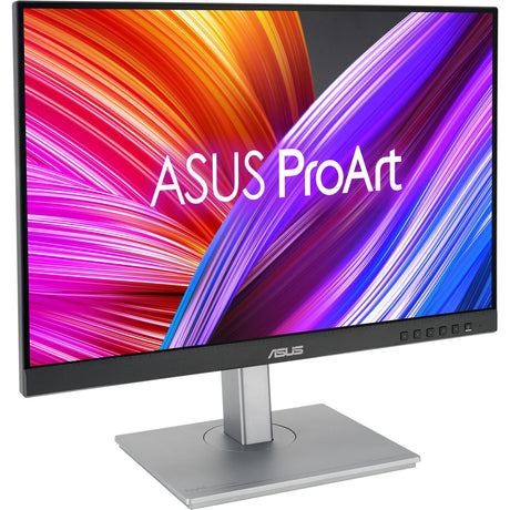 Asus proart display pa248cnv 24 monitor (zwart zilver, 2x displayport, 1x hdmi, 1x usb-c, 4x usb-a, 1x rj-45)