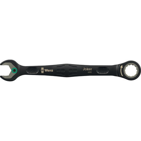 Wera 6000 joker black edition 11 set 1 steek-ringratelsleutelset, 11‑delig moersleutel (zwart)