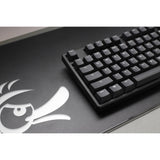 Ducky origin phantom black mechanisch toetsenbord (zwart, us lay-out (qwerty), cherry mx speed silver, 100%, hot swap, pbt double-shot keycaps)