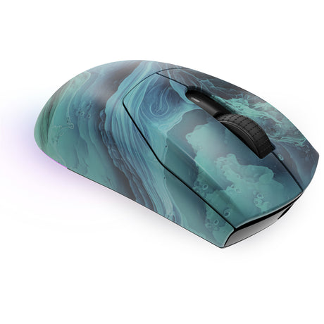 Sharkoon sgm25w gaming muis (turquoise blauw, 12.000 dpi, rgb leds)