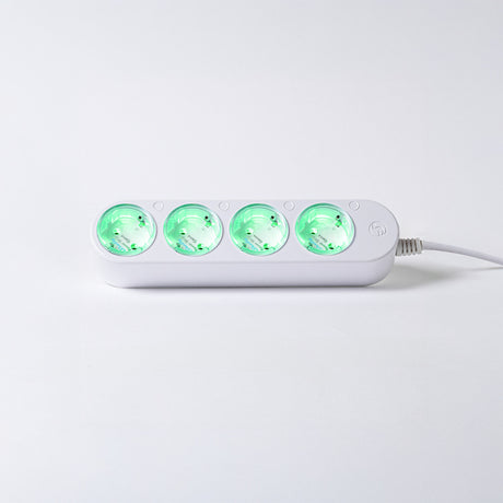 Shelly power strip gen4 4-voudige stekkerdoos (wit, 4x stekker, wifi, bluetooth, zigbee)