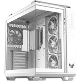 Asus tuf gaming gt502 horizon argb midi tower behuizing (wit | 3x usb-a | 1x usb-c | tempered glass)