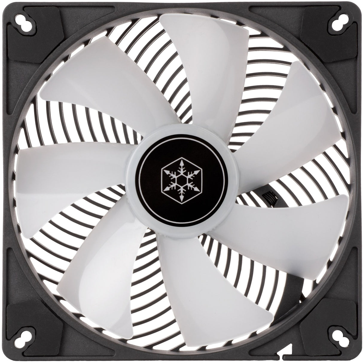 Silverstone air penetrator 140i argb case fan (zwart, 139 x 139 x 25 mm, pwm)
