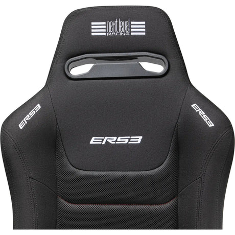 Next level racing ers3 elite reclining seat - fabric simaero mesh edition racestoel (zwart)
