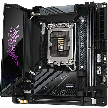 Gigabyte z890i aorus ultra socket 1851 moederbord (raid, 2.5gb-lan, wi-fi 7, bt, sound, mini-itx)
