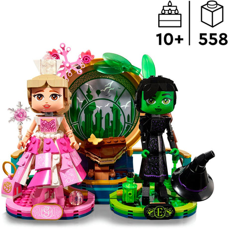 Lego wicked - elphaba en glinda figuren constructiespeelgoed (75682)