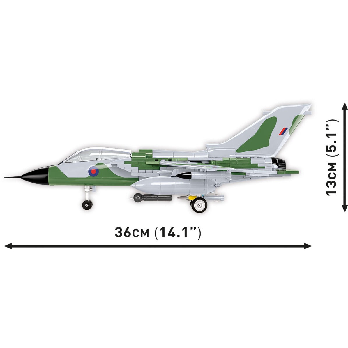 Cobi armed forces - panavia tornado gr.1 constructiespeelgoed (schaal 1:48)