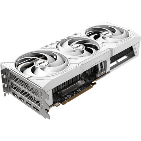 Sapphire radeon rx 9070 xt pure grafische kaart (wit, 2x displayport, 2x hdmi 2.1, rdna4)