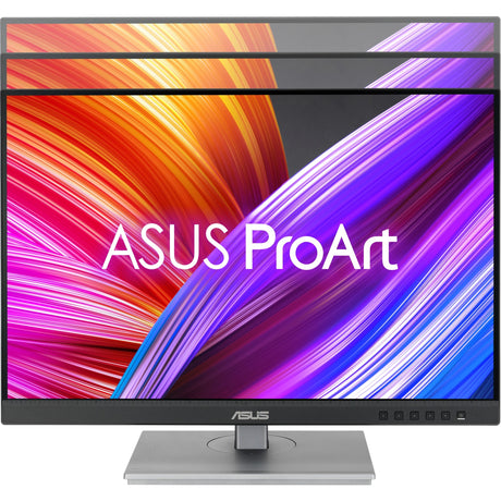 Asus proart display pa248cnv 24 monitor (zwart zilver, 2x displayport, 1x hdmi, 1x usb-c, 4x usb-a, 1x rj-45)