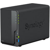 Synology diskstation ds223 nas (zwart, 1x 1gbe lan, 3x usb 3.2 gen 1)