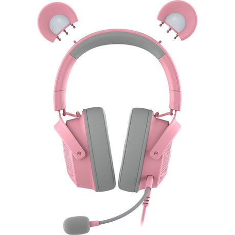 Razer kraken kitty v2 pro rgb over-ear gaming headset (roze)