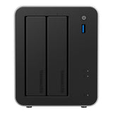 Terramaster f2-425 plus nas (wit, 2x 5gbe, hdmi, usb)
