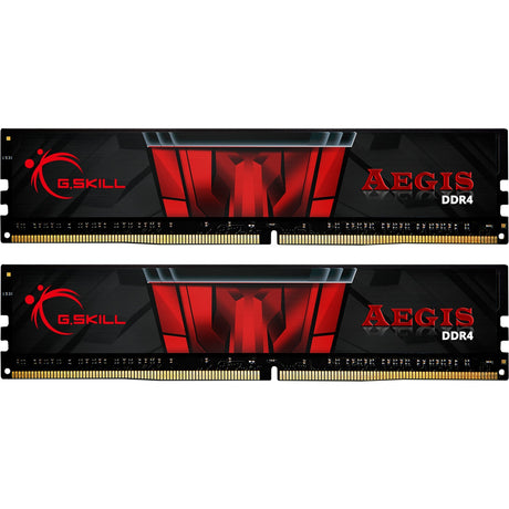 G.skill aegis 32 gb ddr4-3000 (2x 16 gb) werkgeheugen (zwart, f4-3000c16d-32gisb, xmp 2.0)