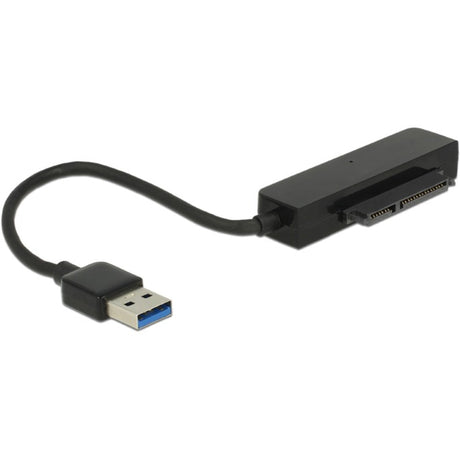 Delock usb-a 3.2 converter > sata 22-pin stekker (zwart, 0,15 meter)