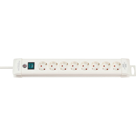 Brennenstuhl premium-line stekkerdoos 8-voudig wit 3m h05vv-f 3g1,5