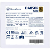 Silverstone sst-da850r-gma-www modulaire 850 watt voeding (wit, 4x pcie)