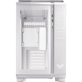 Asus tuf gaming gt502 midi tower behuizing (wit | 2x usb-a | 1x usb-c | tempered glass)