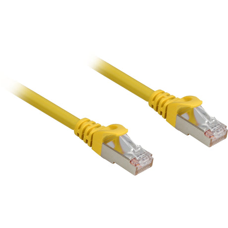 Sharkoon netwerkkabel sftp, rj-45 met cat.6a (geel, 5 meter, halogeenvrij)