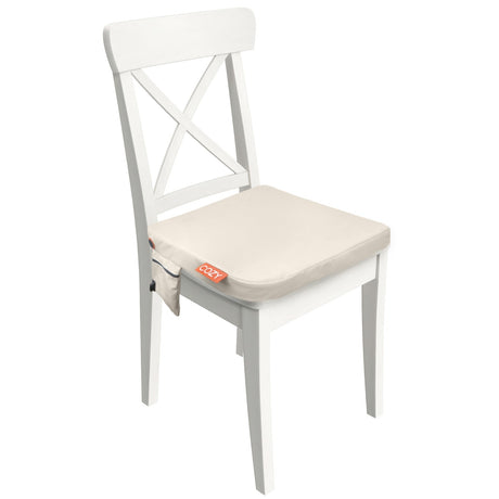 Cozy jord outdoor infrarood verwarmd draadloos zitkussen warmtekussen (lichtbeige, powerbank 10000 mah)