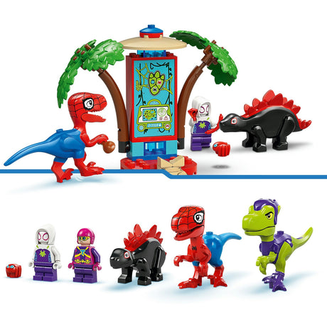 Lego spidey 11200 spidey en gobby's raptorstrijd bij de boomhut