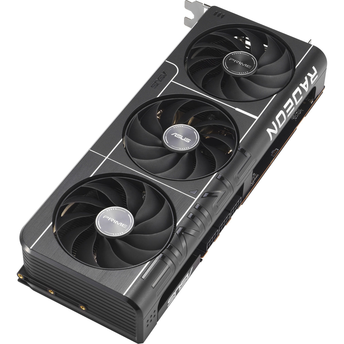Asus prime radeon rx 9070 xt oc grafische kaart (grijs, 3x displayport, 1x hdmi, rdna4)