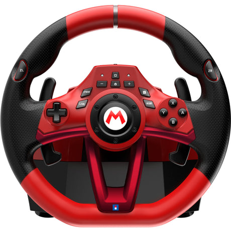 Hori mario kart racing wheel pro deluxe simulatorset (rood zwart, nintendo switch 2, nintendo switch, nintendo switch oled, pc)