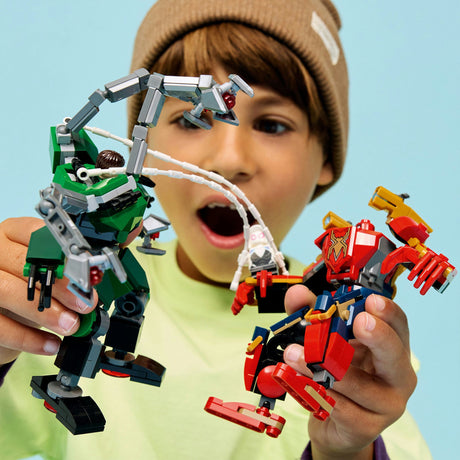 Lego marvel - mechaduel: spider-man vs. doc ock constructiespeelgoed (76338)