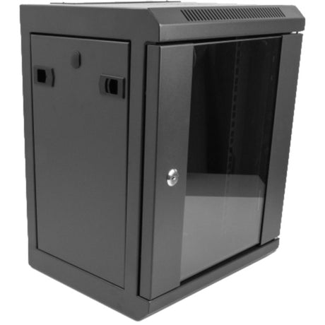 Delock 10″-netwerkkast met glazen deur server rack (zwart, 8u)