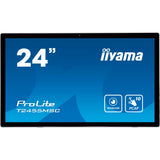 Iiyama prolite t2455msc-b1 24 touchscreen monitor (zwart (mat), hdmi, displayport, 2x usb-a, usb-b)