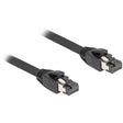 Delock cat.8.1 netwerkkabel (zwart, 15 meter, s ftp, rj-45)