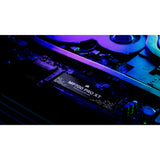 Corsair mp700 pro xt 1 tb ssd (zwart, pcie gen5 x4 nvme 2.0, m.2 2280, 3d tlc nand)
