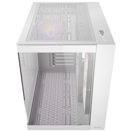 Antec cx800 argb midi tower behuizing (wit | 2x usb-a | tempered glass)