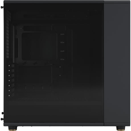 Fractal design north xl rc charcoal black tg dark midi tower behuizing (zwart houtkleur | 2x usb-a | 1x usb-c | tempered glass)