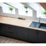 Brennenstuhl ®estilo hoekaansluitdoosstrook met usb laadfunctie 6-weg 4x b eschermend contactdoos 2x euro zilver zwart