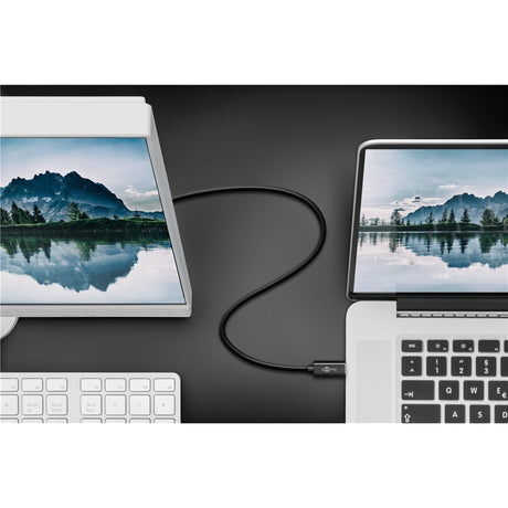 Goobay usb-c naar vga adapterkabel (zwart, 1,8 meter)