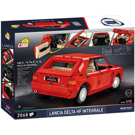 Cobi lancia delta hf integrale constructiespeelgoed (schaal 1:12)
