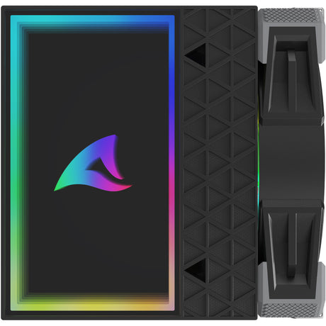 Sharkoon a60 rgb cpu-koeler (zwart, 4-pins pwm fan-connector)
