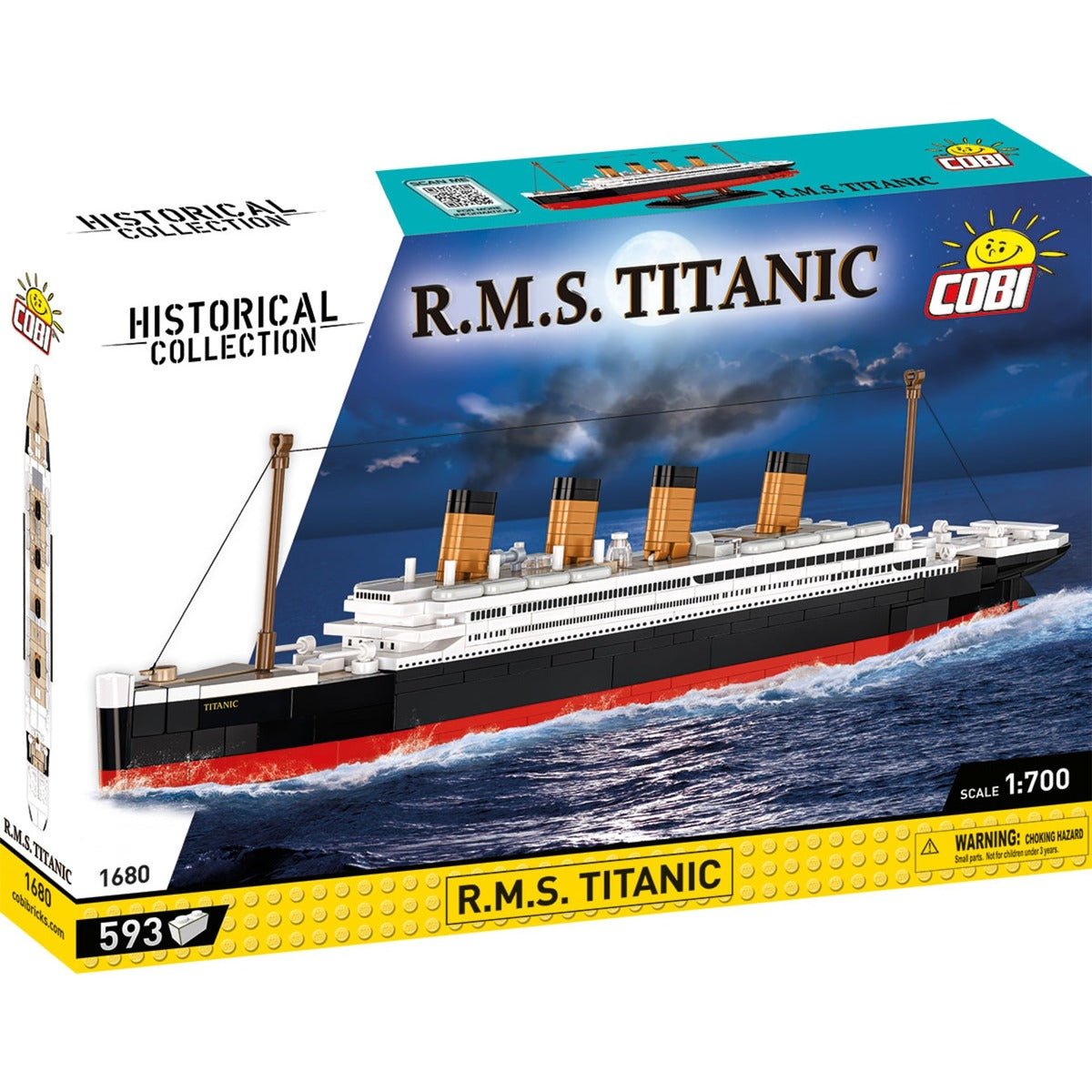 Cobi historical collection - r.m.s. titanic constructiespeelgoed (schaal 1:700)
