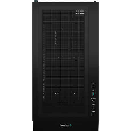Deepcool ch560 midi tower behuizing (zwart | 1x usb-a | 1x usb-c | rgb | window)