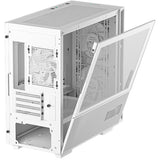 Deepcool ch360 digital mini tower behuizing (wit | 1x usb-a | 1x usb-c | rgb | tempered glass)